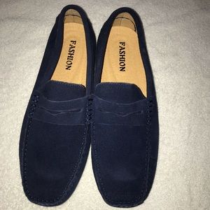 Mens blue loafers size 42